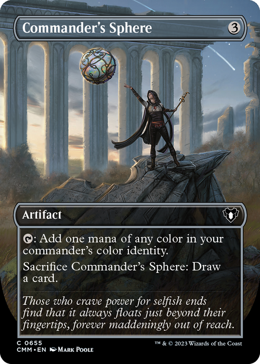 Commander's Sphere (0655) (Borderless) - Foil
