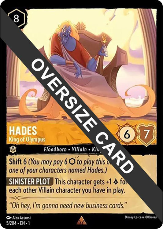 Hades, King of Olympus (0005) (Oversized) - Cold Foil