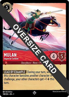 Mulan, Imperial Soldier (0118) (Oversized) - Cold Foil