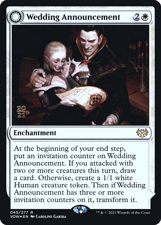 Wedding Announcement // Wedding Festivity (045) (Prerelease) (PVOW) - Foil