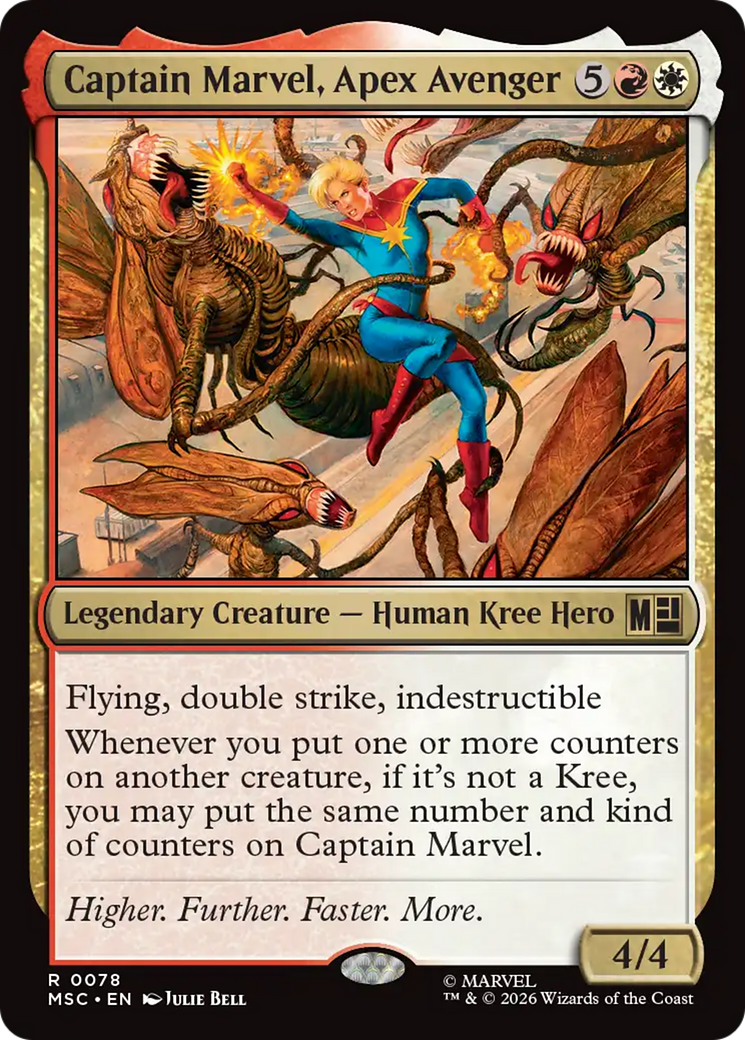 Captain Marvel, Apex Avenger (78) (MSC) - Foil