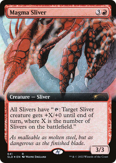 Magma Sliver (641) (Extended Art) - Foil