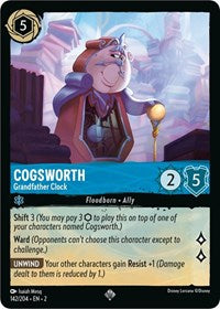 Cogsworth, Grandfather Clock (0142)