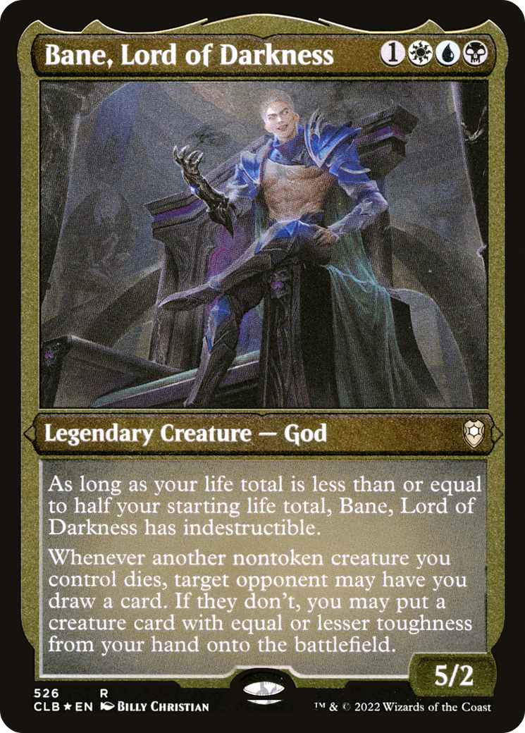 Bane, Lord of Darkness - Foil Etched