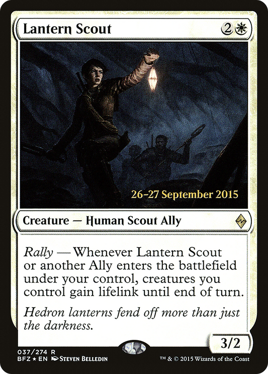 Lantern Scout (037) (Prerelease) - Foil