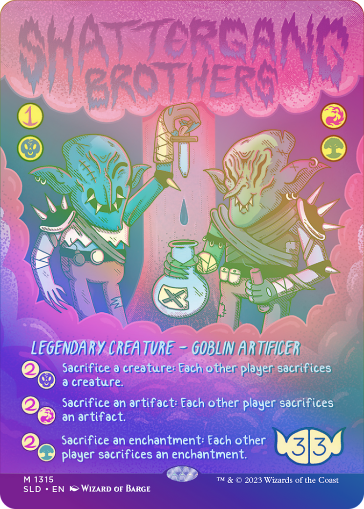 Shattergang Brothers (1315) (Showcase) - Rainbow Foil