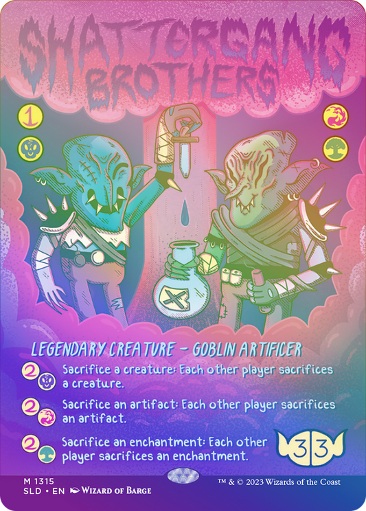Shattergang Brothers (1315) (Showcase) - Rainbow Foil