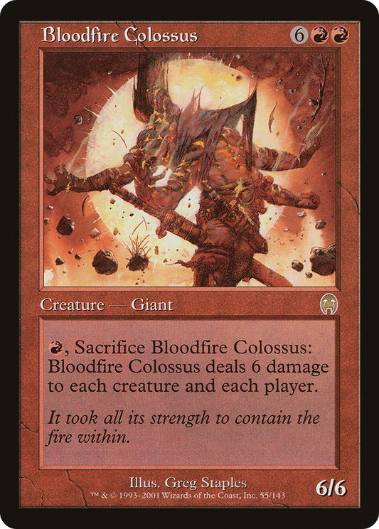Bloodfire Colossus - Foil