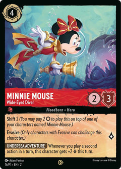 Minnie Mouse, Wide-Eyed Diver (16/P1) - Cold Foil