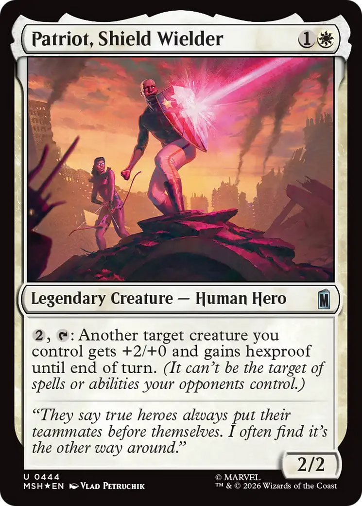 Patriot, Shield Wielder (MSH) - Surge Foil
