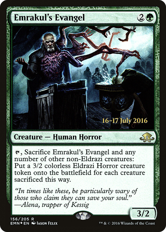 Emrakul's Evangel (156) (Prerelease) - Foil