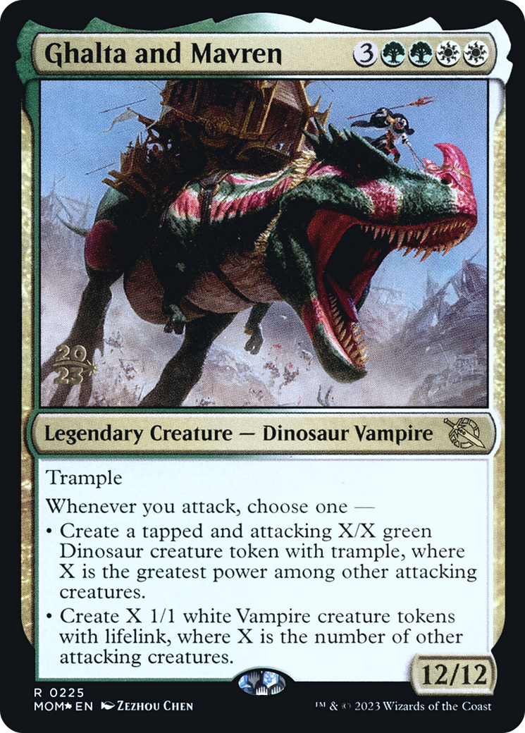 Ghalta and Mavren (0225) (Prerelease) - Foil