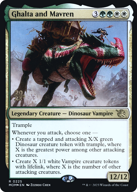 Ghalta and Mavren (0225) (Prerelease) - Foil