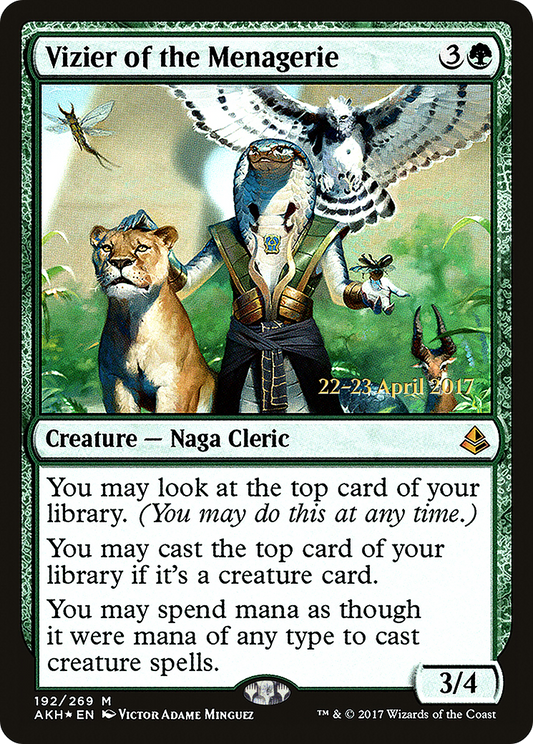 Vizier of the Menagerie (192) (Prerelease) - Foil