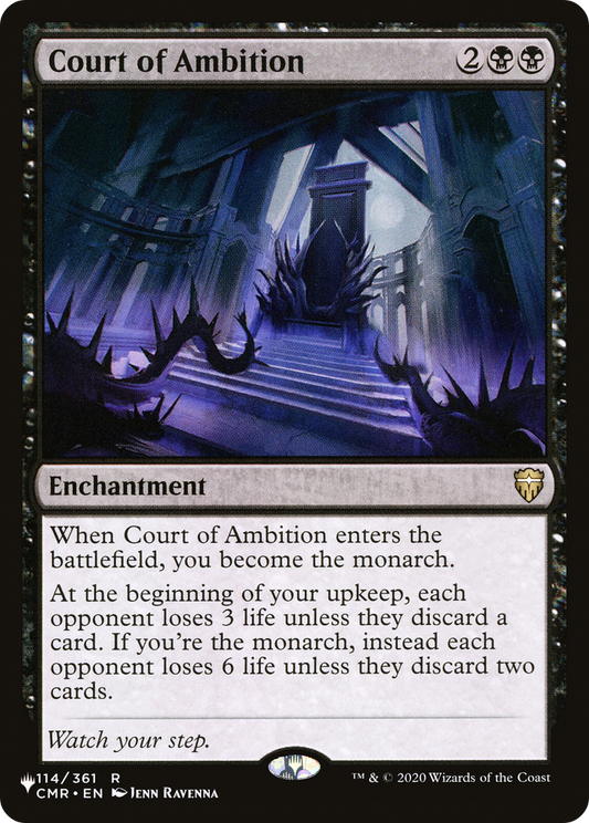 Court of Ambition (CMR-114) (PLST)