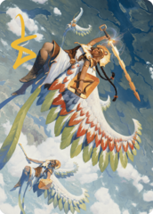 Resplendent Angel (05/81) Art Card (ALCI) - Gold-Stamped Signature