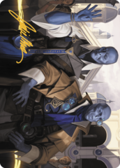 Hotshot Investigators (05/49) Art Card (AMKM) - Gold-Stamped Signature