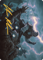 Geralf, the Fleshwright (05/54) Art Card (AOTJ) - Gold-Stamped Signature