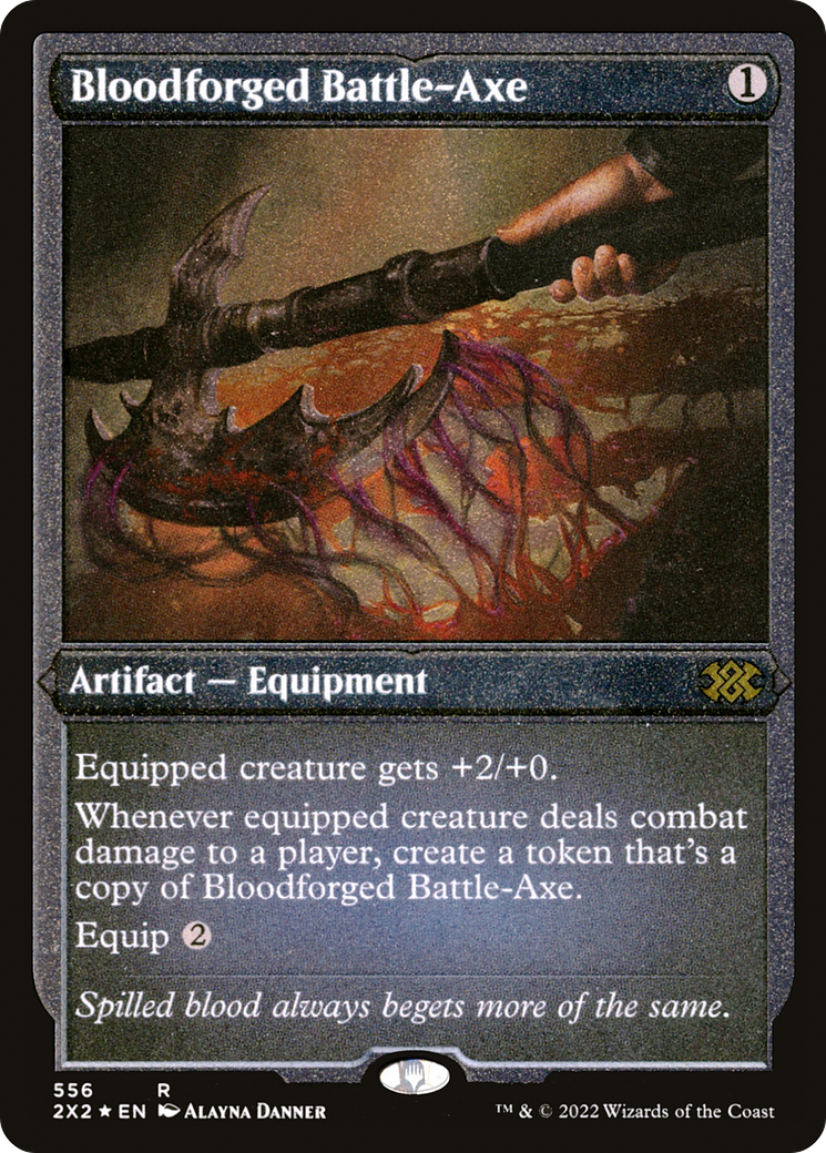 Bloodforged Battle-Axe - Foil Etched