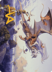 Rith, Liberated Primeval (52/81) Art Card (ADMU) - Gold-Stamped Signature