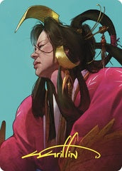 Azami, Lady of Scrolls (52/81) Art Card (ACMM) - Gold-Stamped Signature