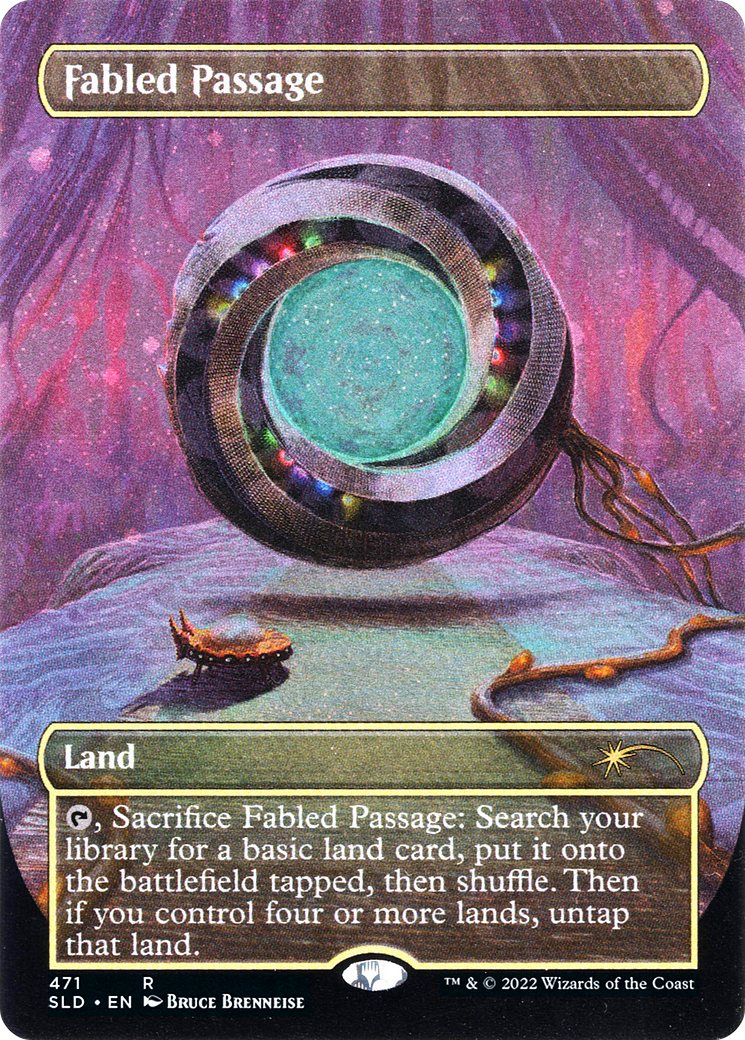 Fabled Passage (471) (Borderless) - Galaxy Foil