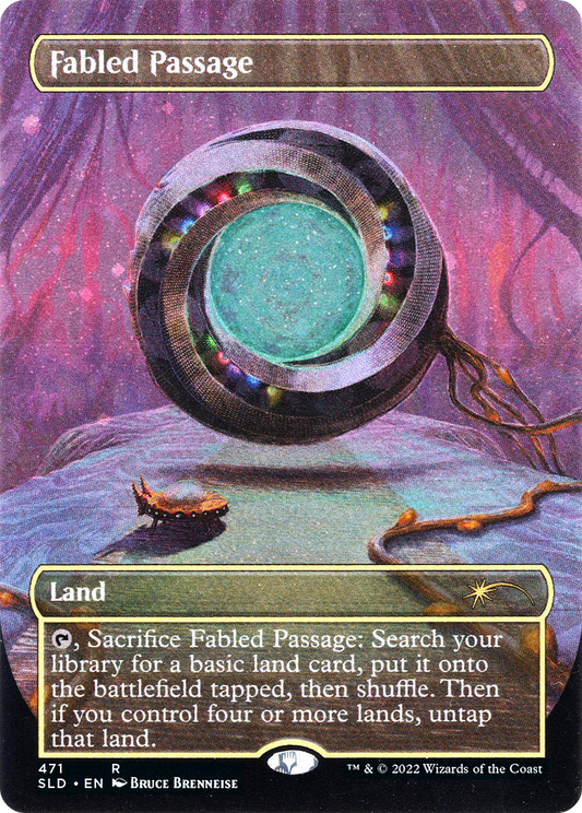 Fabled Passage (471) (Borderless) - Galaxy Foil
