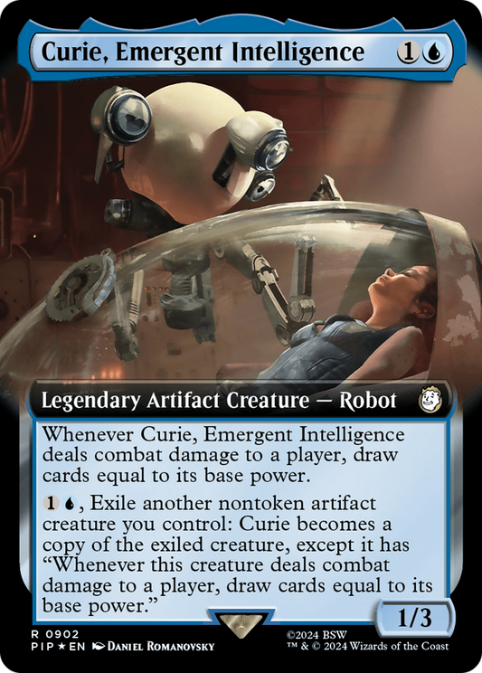 Curie, Emergent Intelligence (0902) (Extended Art) - Surge Foil