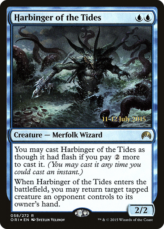 Harbinger of the Tides (058) (Prerelease) - Foil