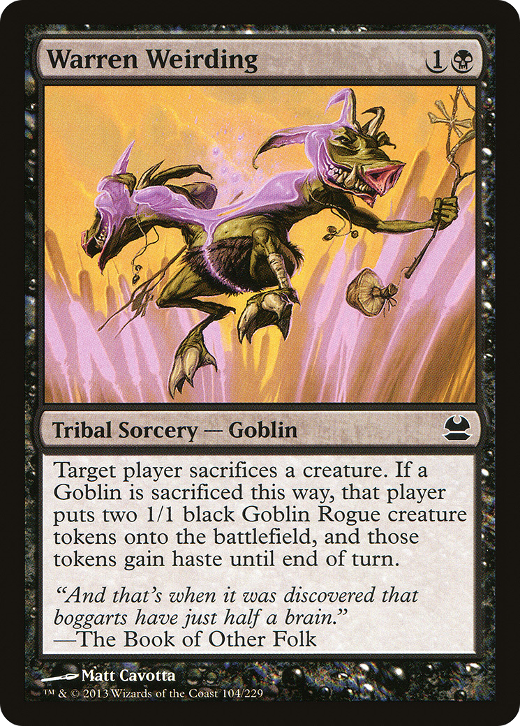Warren Weirding - Foil