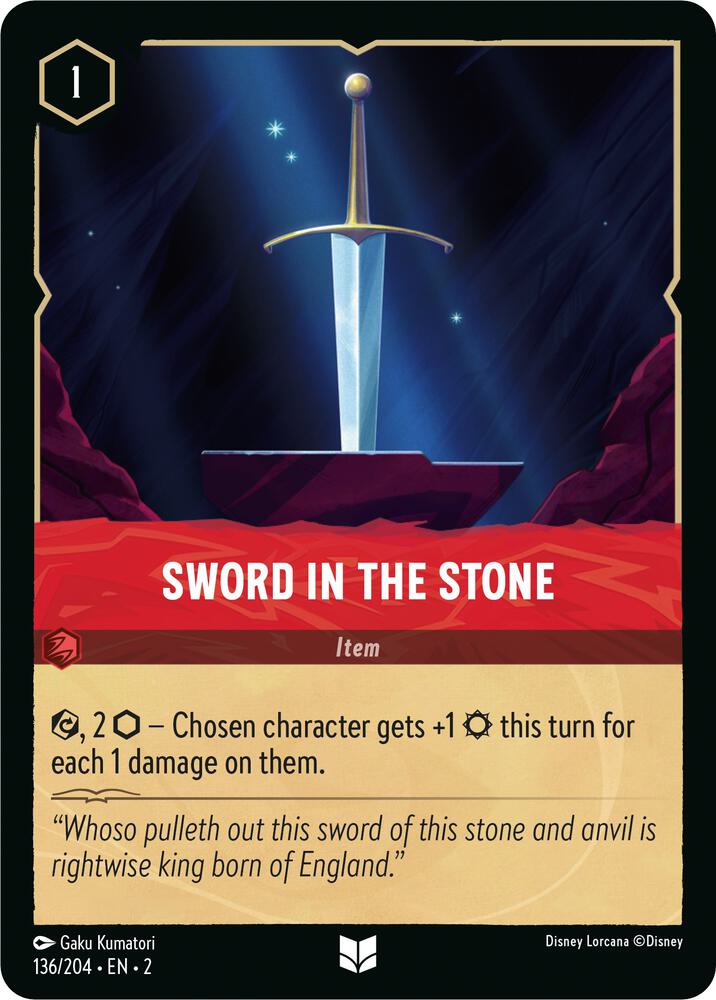 Sword in the Stone (0136) - Cold Foil