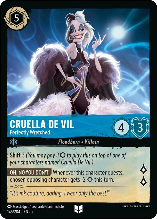 Cruella De Vil, Perfectly Wretched (0145) - Cold Foil