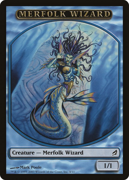 Merfolk Wizard Token (004)