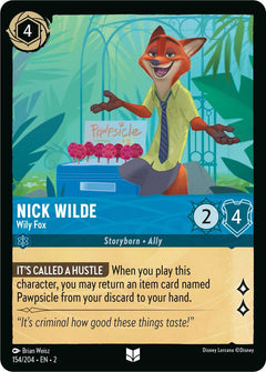 Nick Wilde, Wily Fox (0154) - Cold Foil
