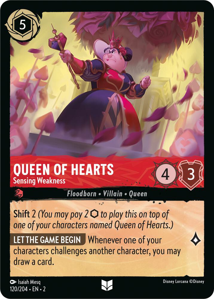 Queen of Hearts, Sensing Weakness (0120)