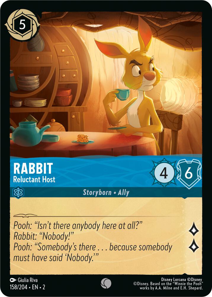 Rabbit, Reluctant Host (0158) - Cold Foil