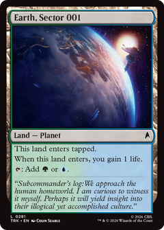 Earth, Sector 001 (TRK) - Foil