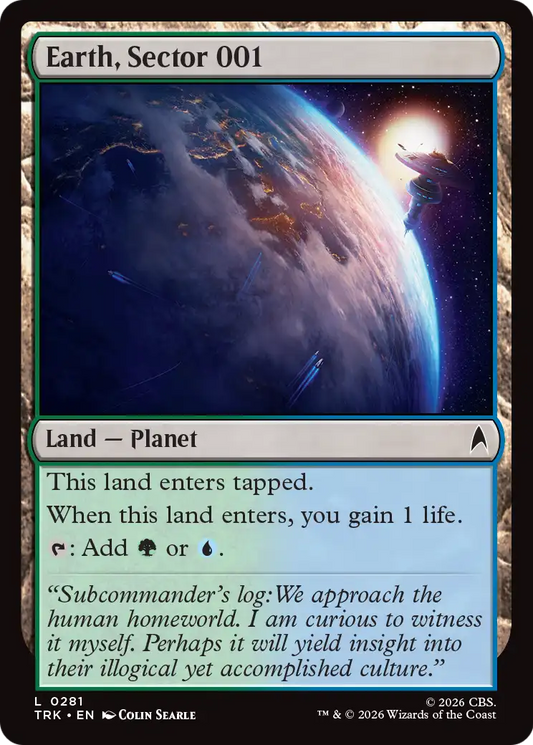 Earth, Sector 001 (TRK)