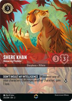 Shere Khan, Menacing Predator (0212) (Enchanted) - Inkwash Foil