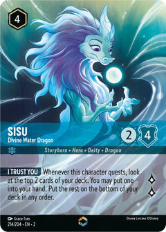 Sisu, Divine Water Dragon (0214) (Enchanted) - Inkwash Foil