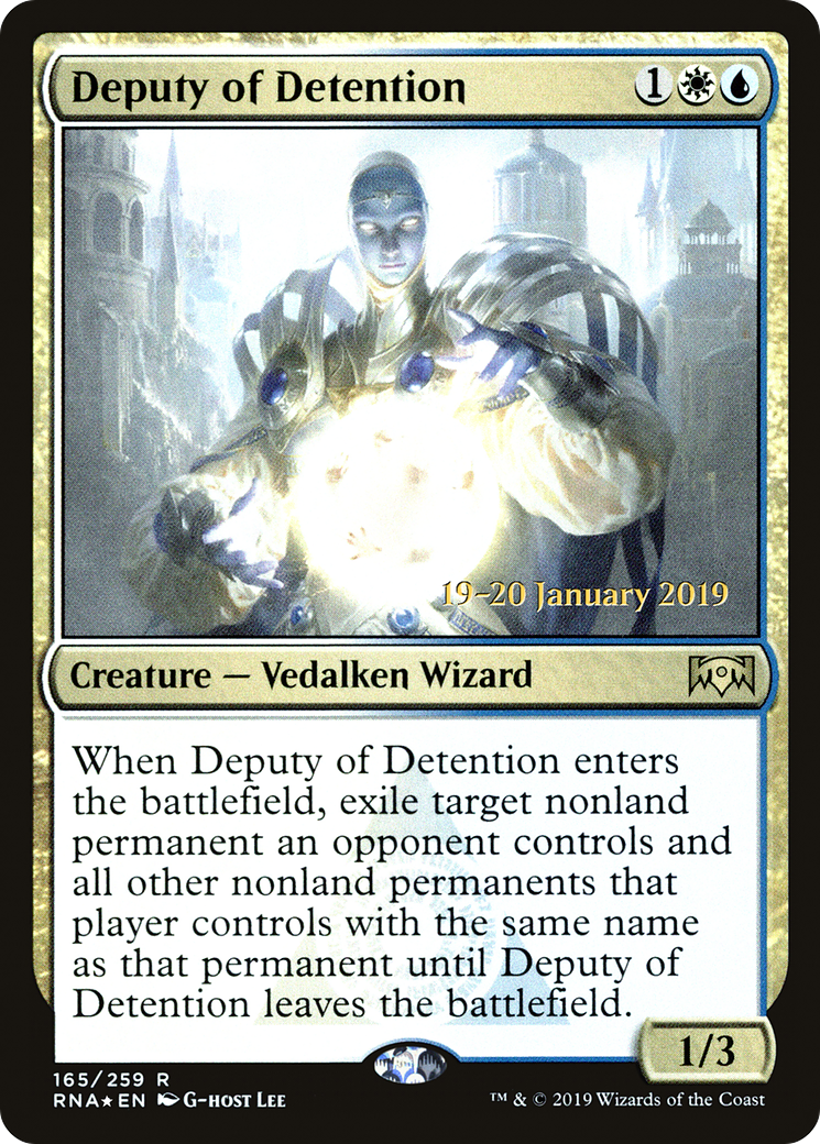 Deputy of Detention (165) (Prerelease) - Foil