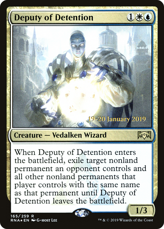 Deputy of Detention (165) (Prerelease) - Foil