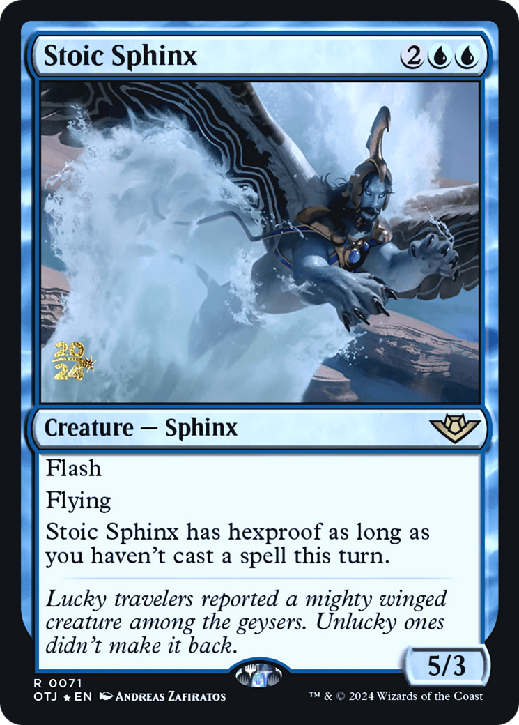 Stoic Sphinx (0071) (Prerelease) - Foil