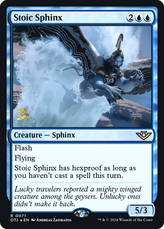 Stoic Sphinx (0071) (Prerelease) - Foil
