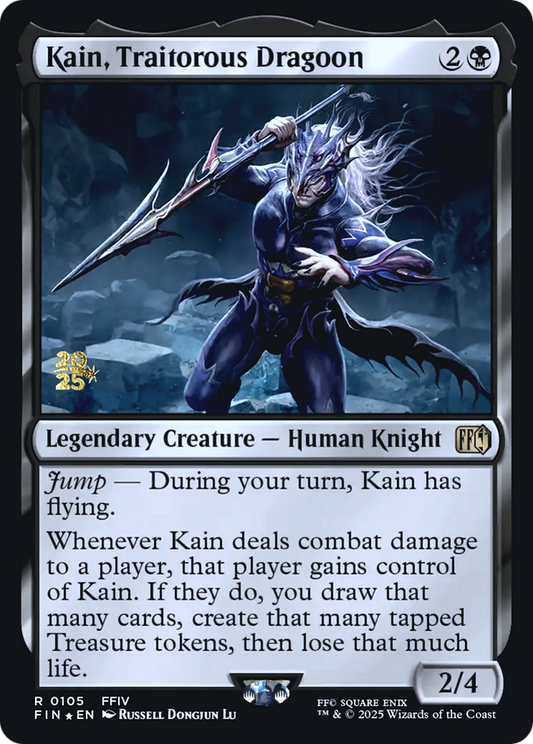 Kain, Traitorous Dragoon (0105) (Prerelease) - Foil