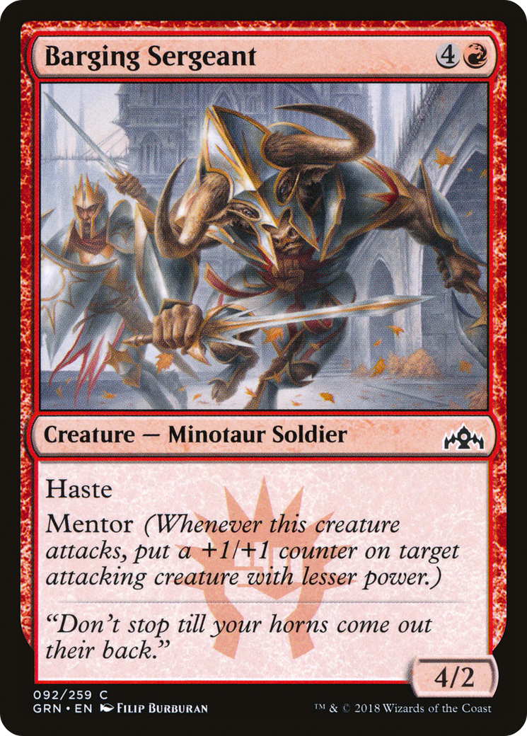 Barging Sergeant - Foil