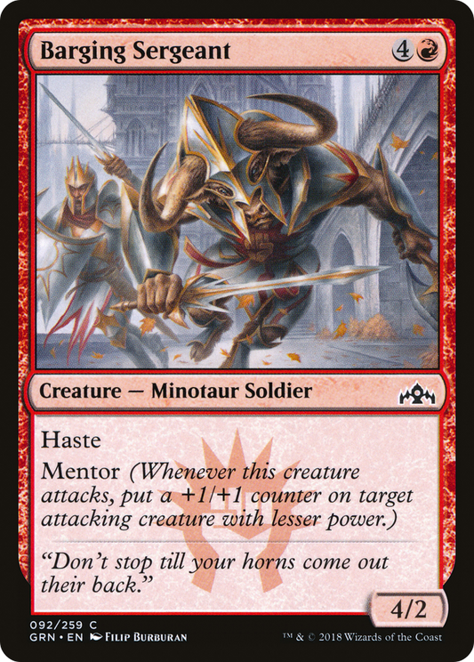 Barging Sergeant - Foil