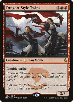 Dragon-Style Twins (108) (Prerelease) - Foil