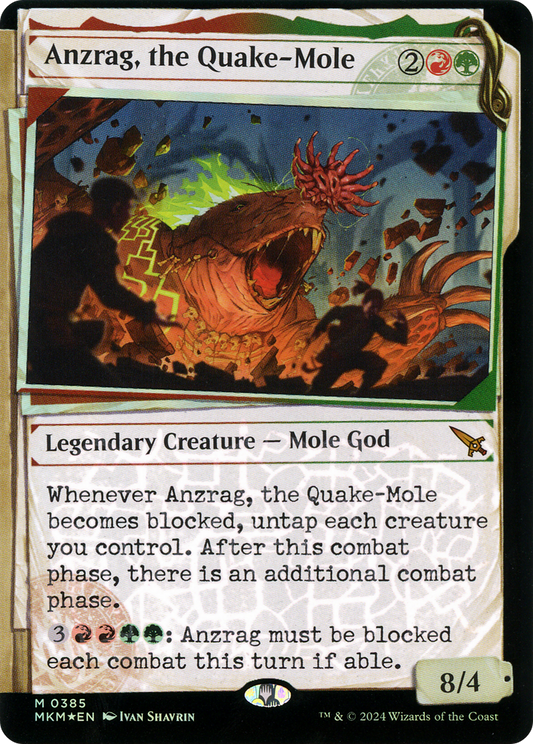 Anzrag, the Quake-Mole (0385) (Showcase) - Invisible Ink Foil