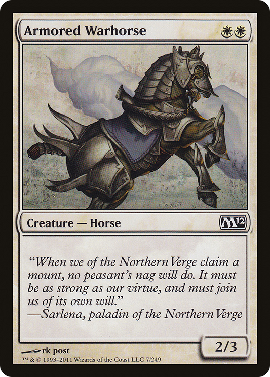 Armored Warhorse - Foil